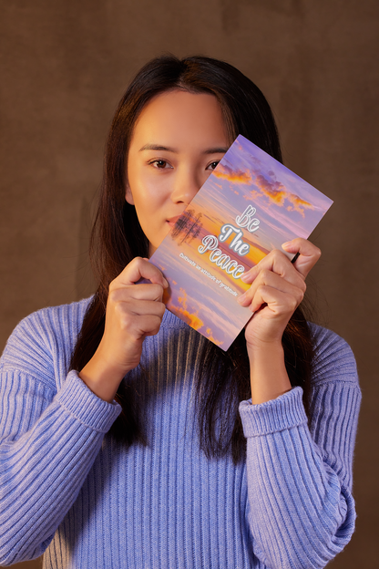 Be The Peace gratitude journal paperback 160 pages with lined pages for cultivating peace and positivity