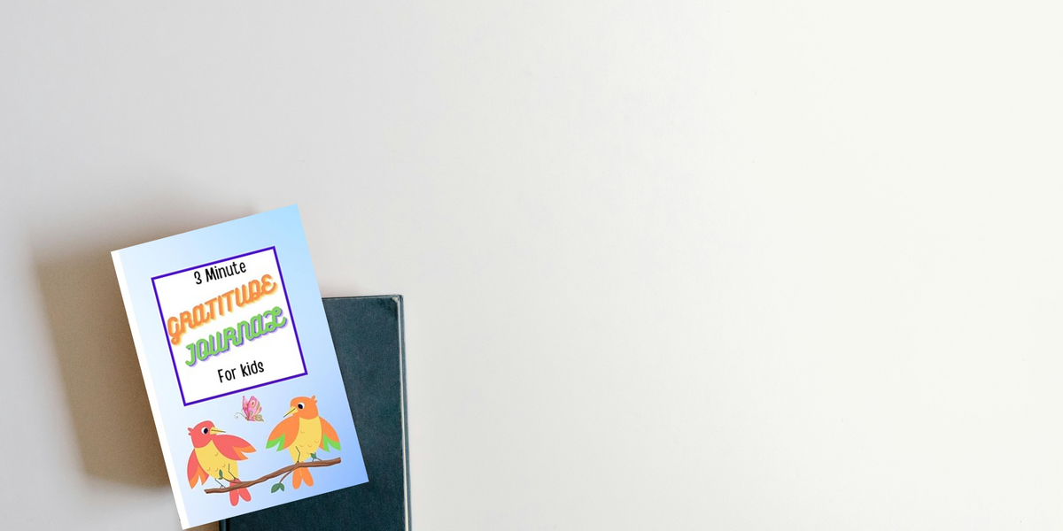 3 Minute Gratitude Journal for kids aged 5-11, a 160-page paperback guide to cultivating gratitude and thankfulness
